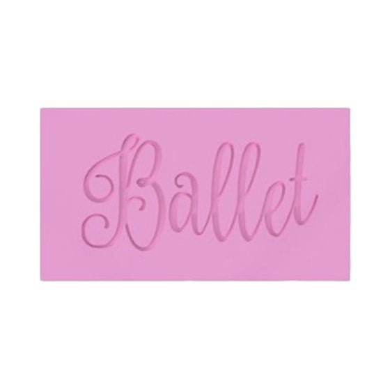 Ballet wording cutter with stamp - Chickadee
