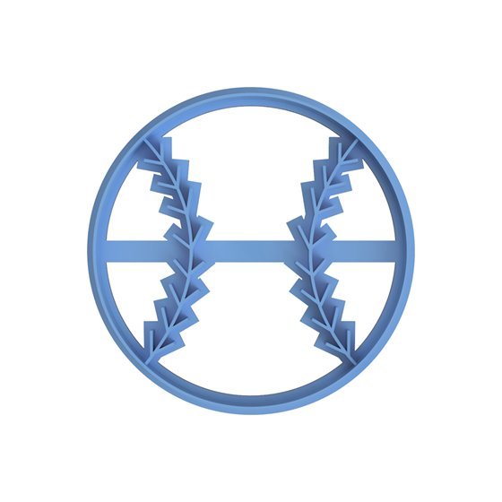 Baseball Cutter and imprint - Chickadee