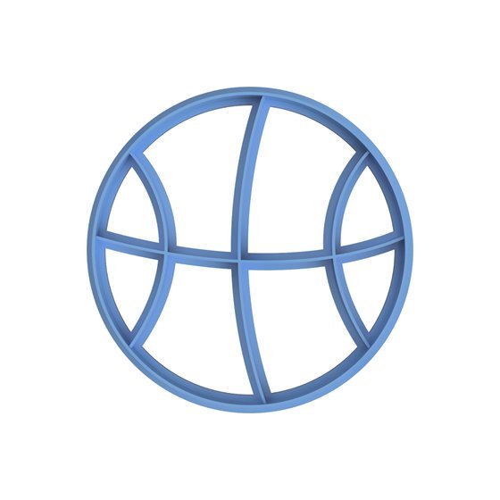 Basketball 1 Cutter and imprint - Chickadee