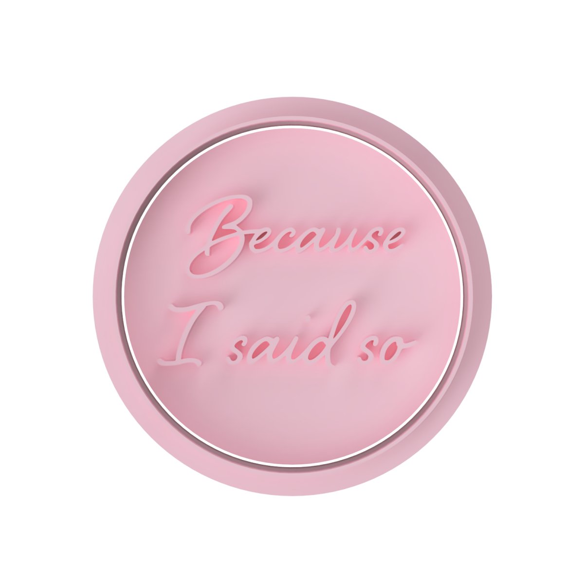 Because I said so - Stamp only - Chickadee