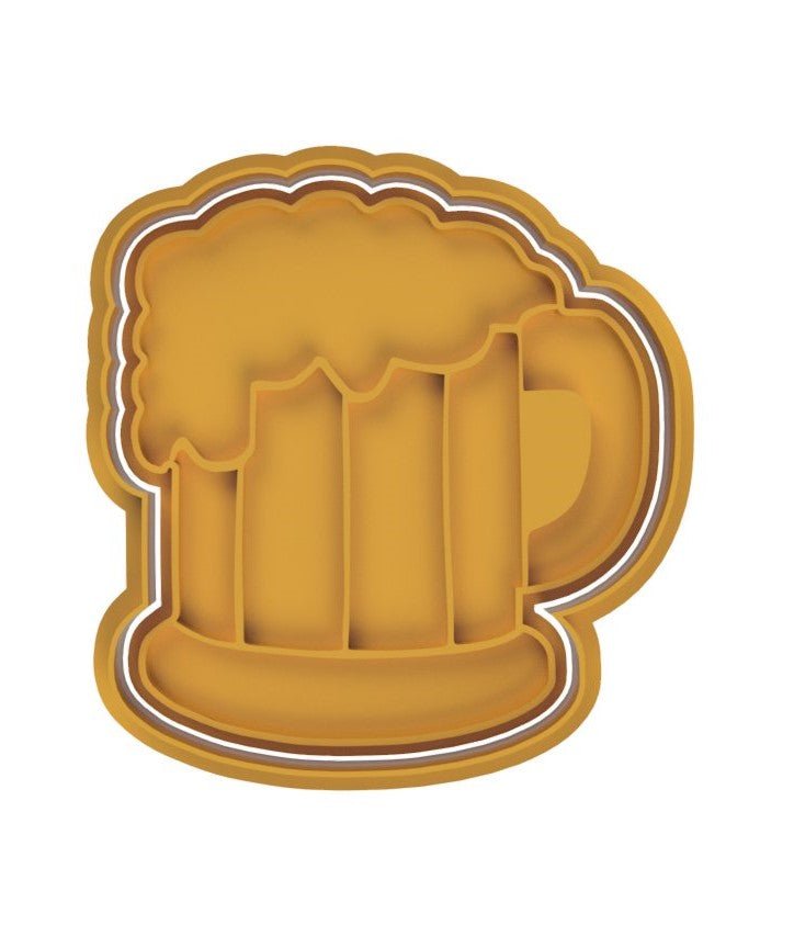 Beer cup V1 Cutter and stamp - Chickadee