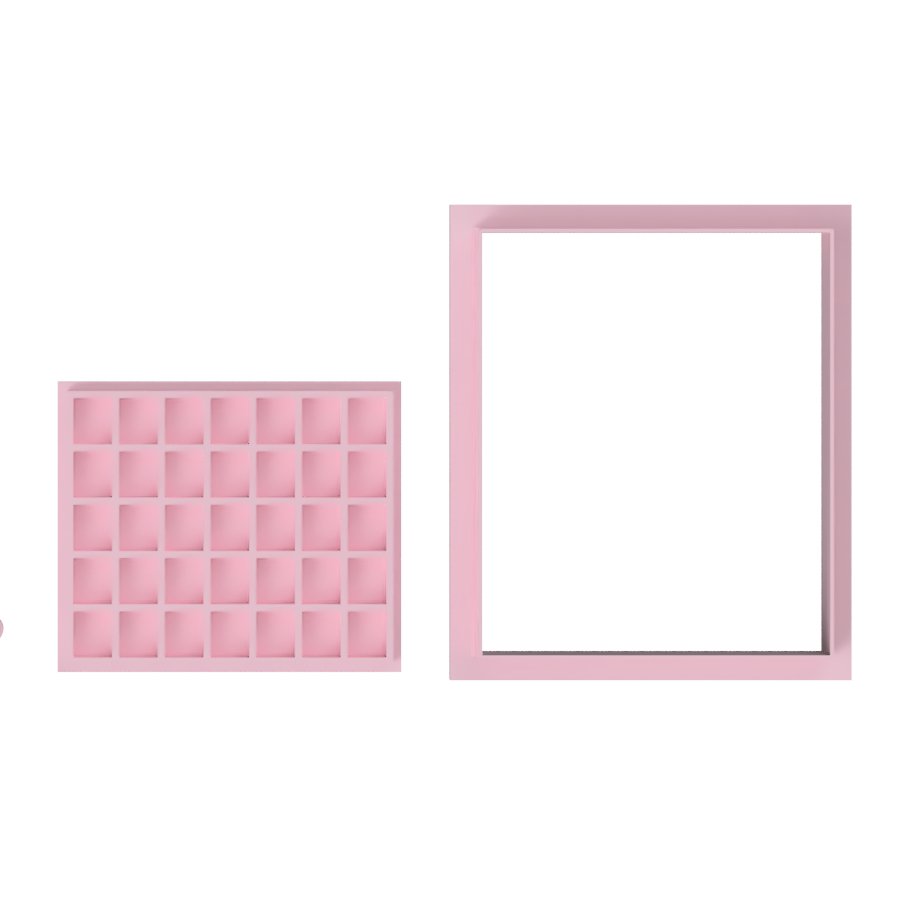 Calendar (Save the Date) Cutter & Stamp with 12 months set. - Chickadee