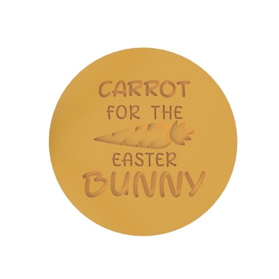 Carrot for the Easter Bunny - Debossed Stamp Only - Chickadee