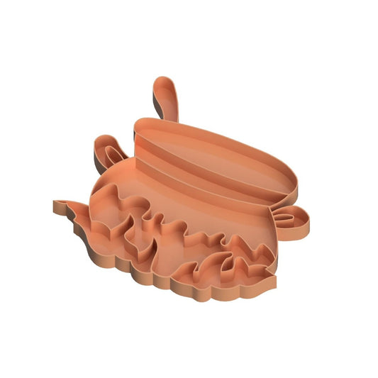 Cauldron 3 with Spoon Tray - Chickadee