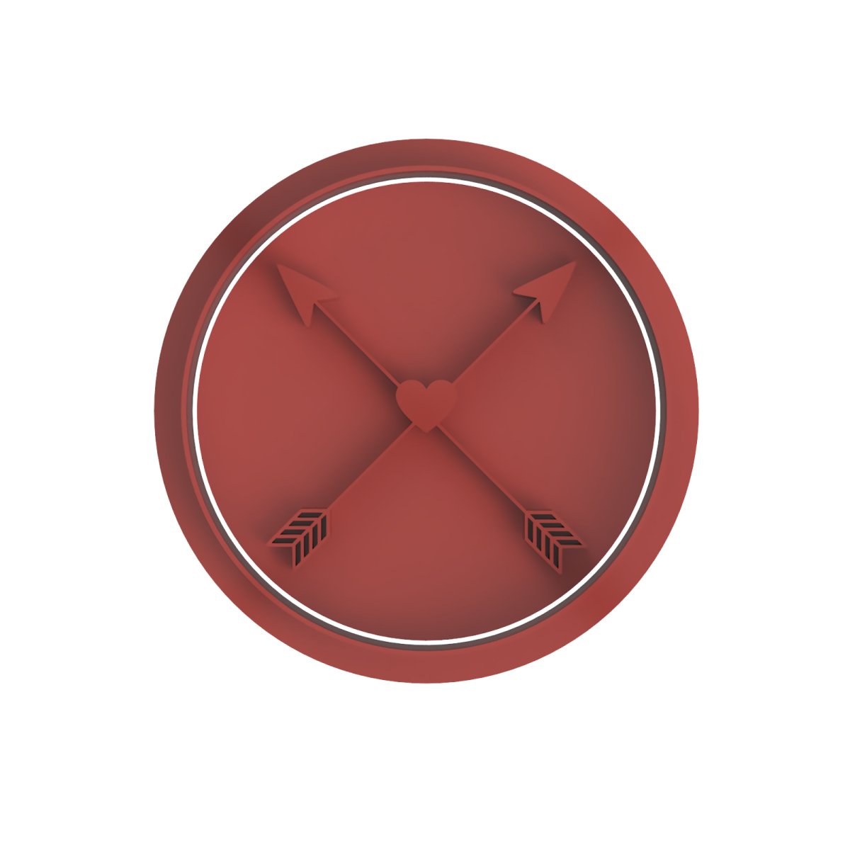 Compass Cross Arrows V1 stamp only - Chickadee