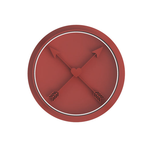 Compass Cross Arrows V1 stamp only - Chickadee