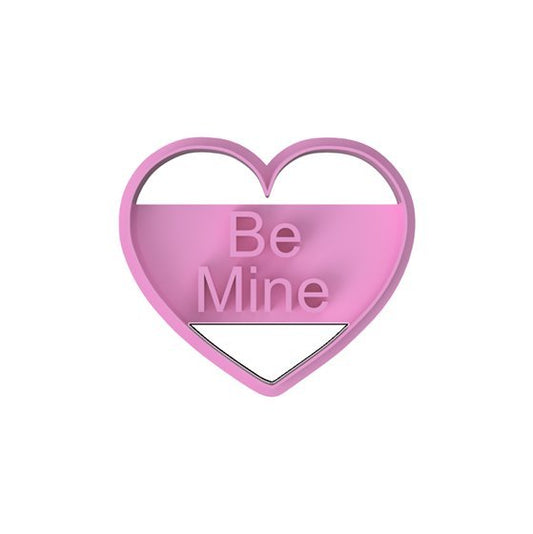 Conversation Hearts Cutter with Imprint stamp - Chickadee