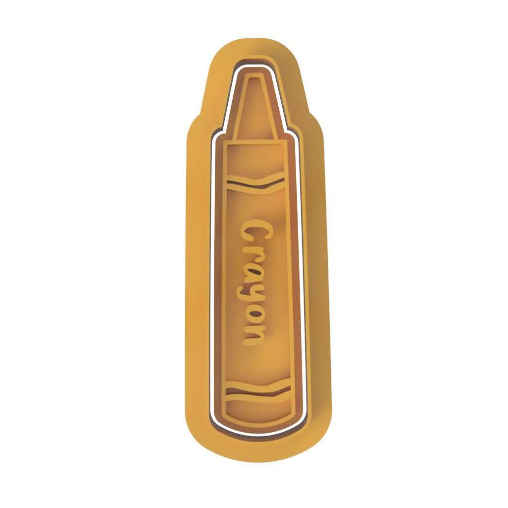 Crayon Cutter and stamp - Chickadee