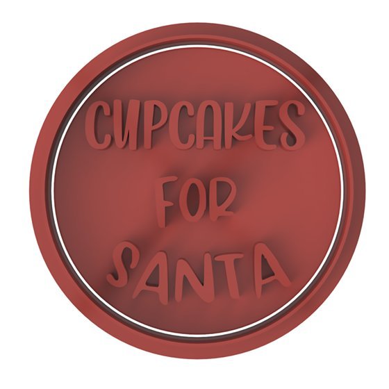 Cupcakes for Santa Stamp only - Chickadee