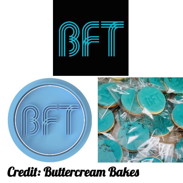 Custom Business Logo Cookie Stamp Only - Chickadee