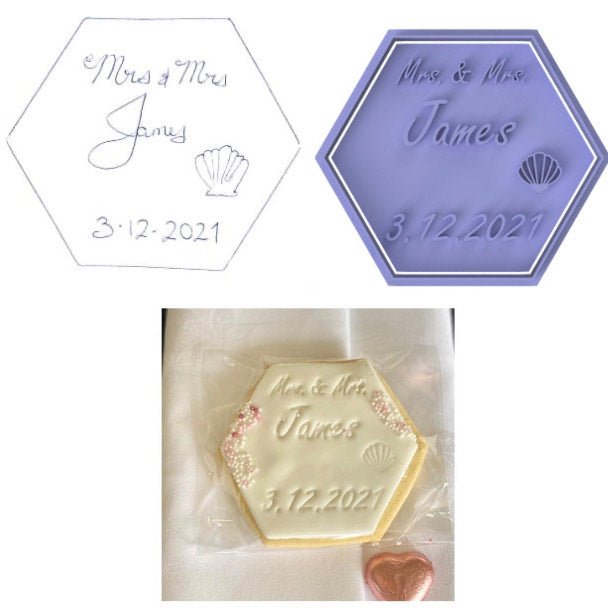 Custom Cookie Design Stamp only - Chickadee