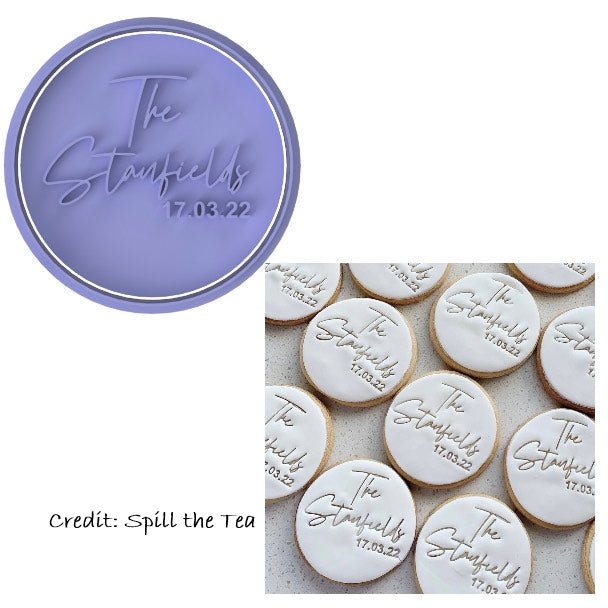 Custom Design Cutter and Stamp - Chickadee