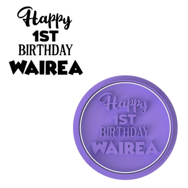 Custom Design Cutter and Stamp - Chickadee