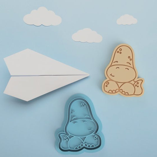 Cute Dinosaur V1 Cutter and Embossed stamp - Chickadee