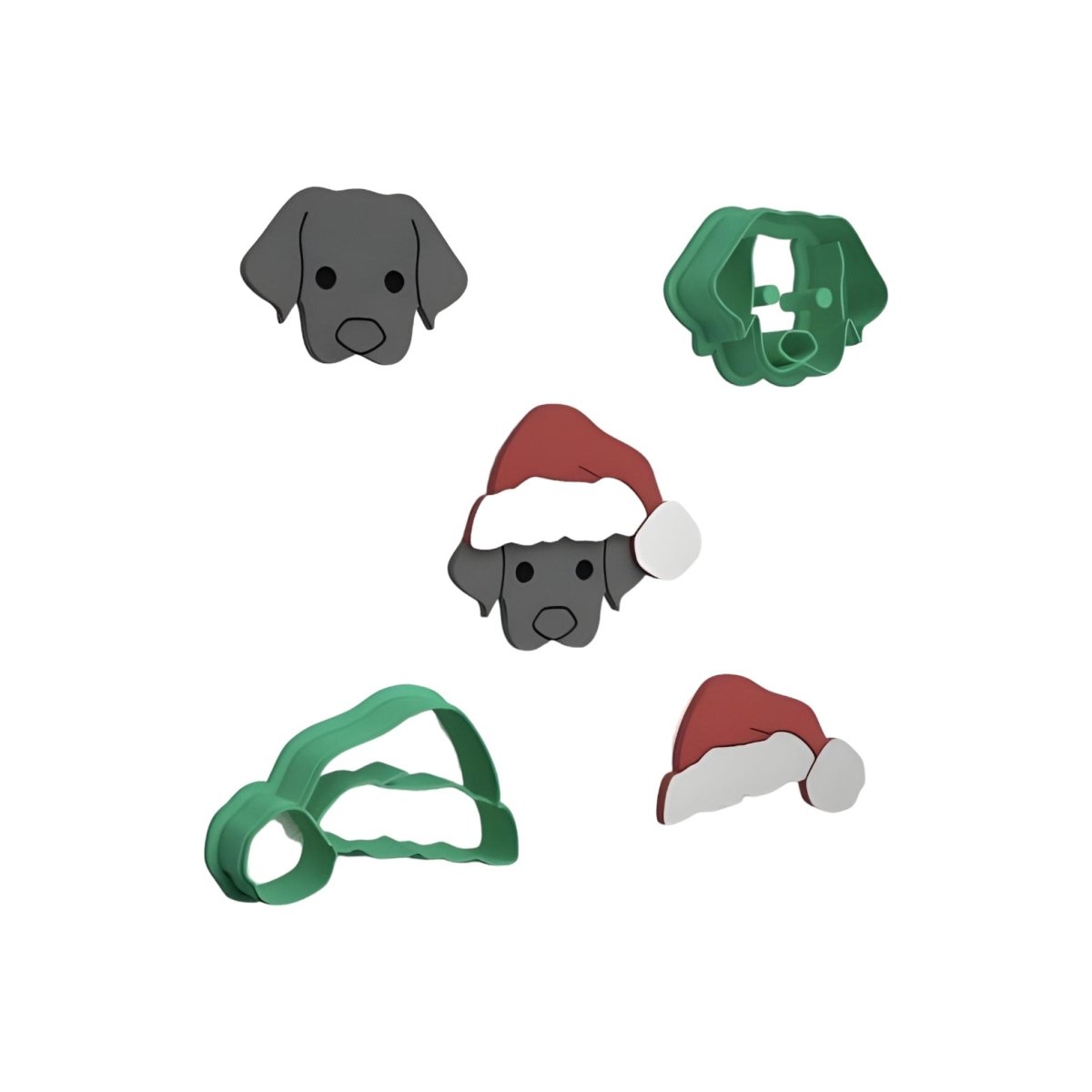 Dog and Hat Cutter - Chickadee