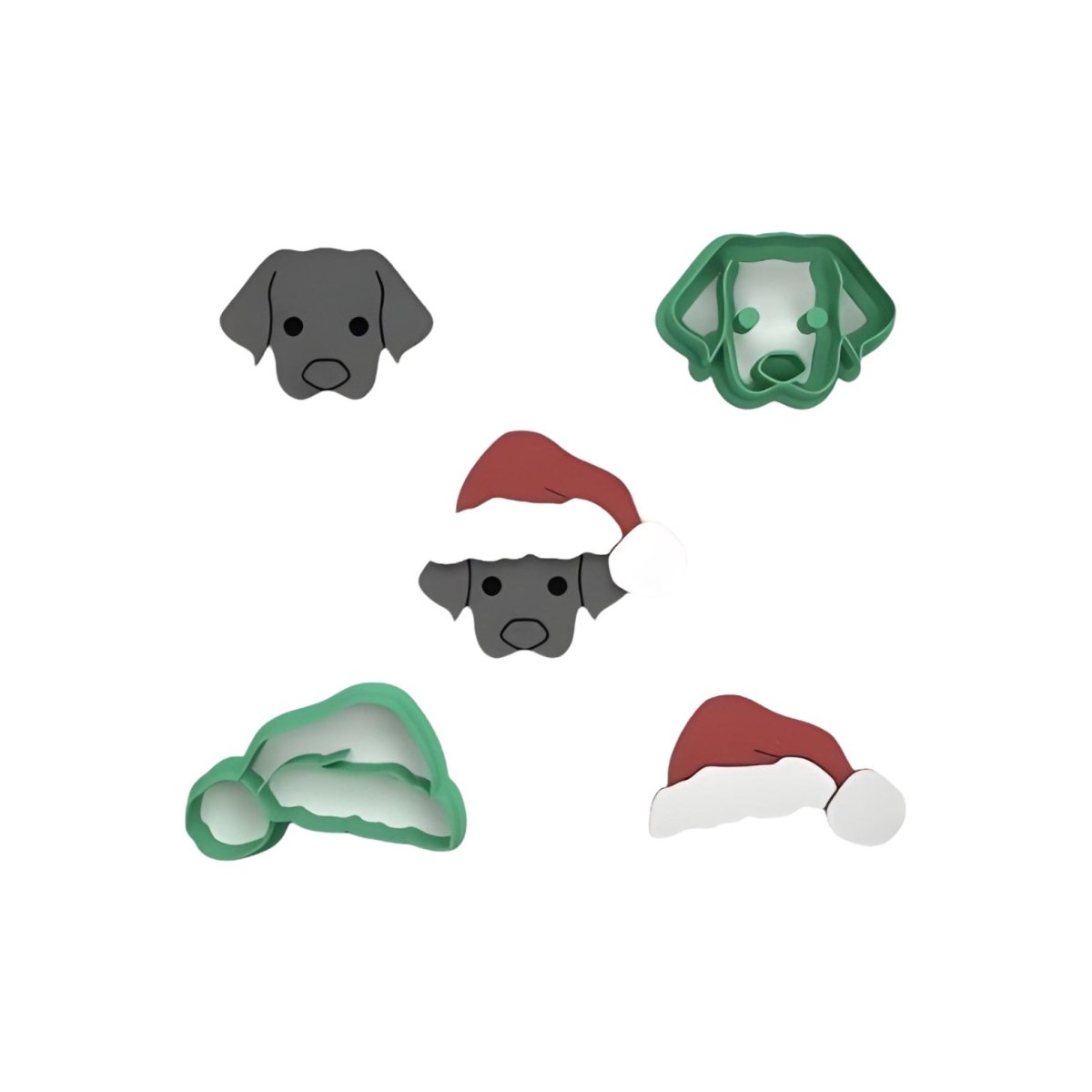 Dog and Hat Cutter - Chickadee