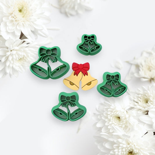 Double Bell Cutter with imprint - Chickadee