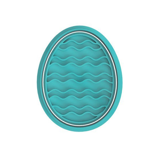 Easter Egg V10 Cutter and Stamp - Chickadee