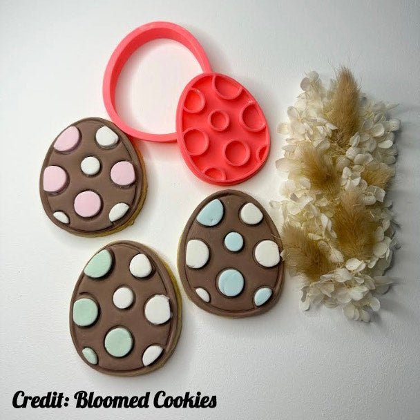 Easter Egg V11 Cutter and Stamp - Chickadee