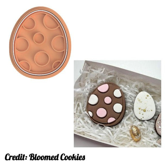 Easter Egg V11 Cutter and Stamp - Chickadee