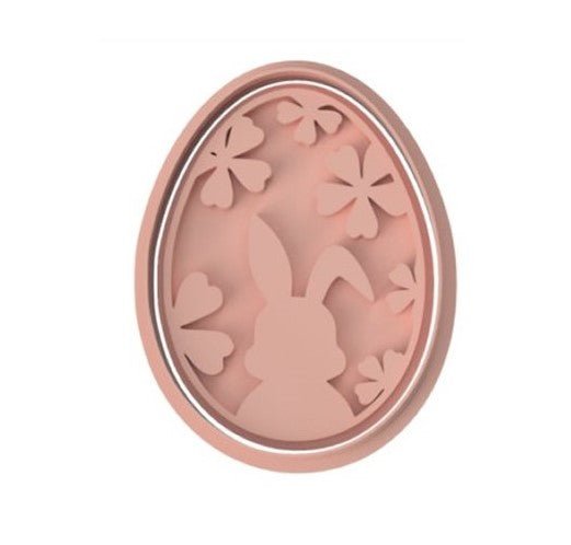 Easter Egg V13 Cutter and Stamp - Chickadee