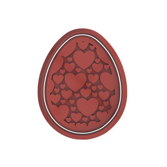 Easter Egg V2 Cutter and Stamp - Chickadee