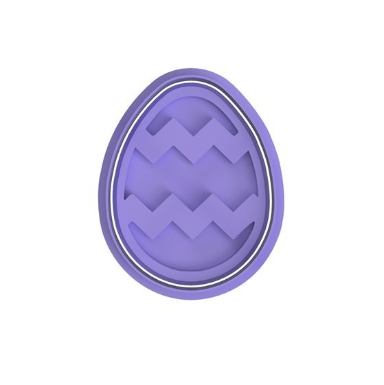 Easter Egg V3 Cutter and Stamp - Chickadee