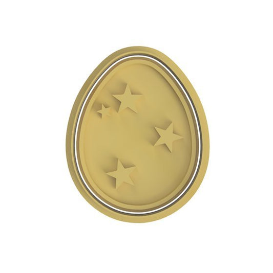 Easter Egg V4 Cutter and Stamp - Chickadee