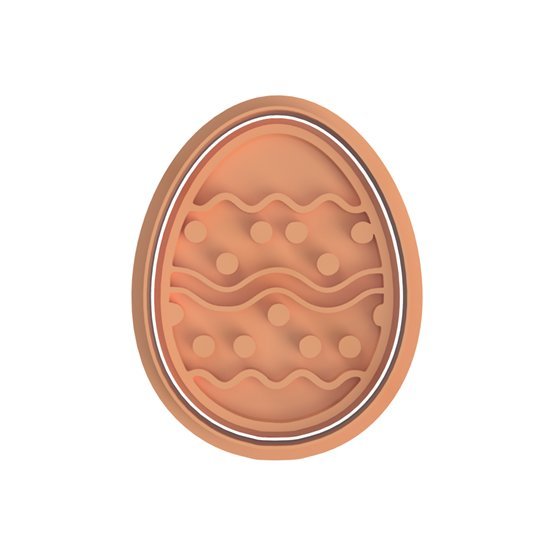 Easter Egg V5 Cutter and Stamp - Chickadee