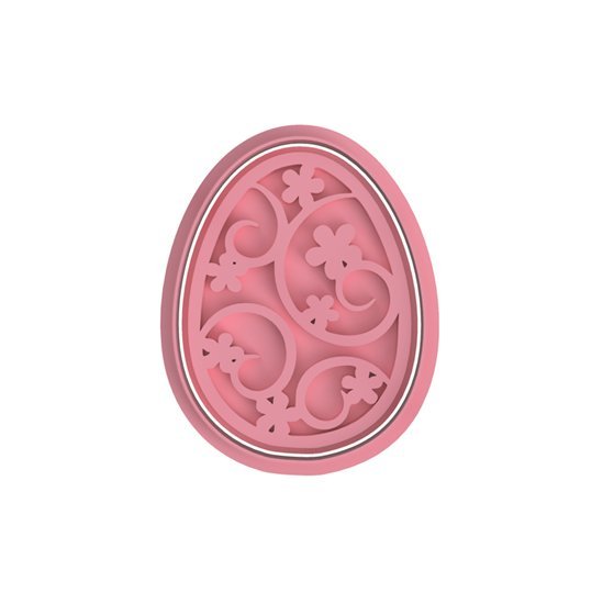 Easter Egg V6 Cutter and Stamp - Chickadee