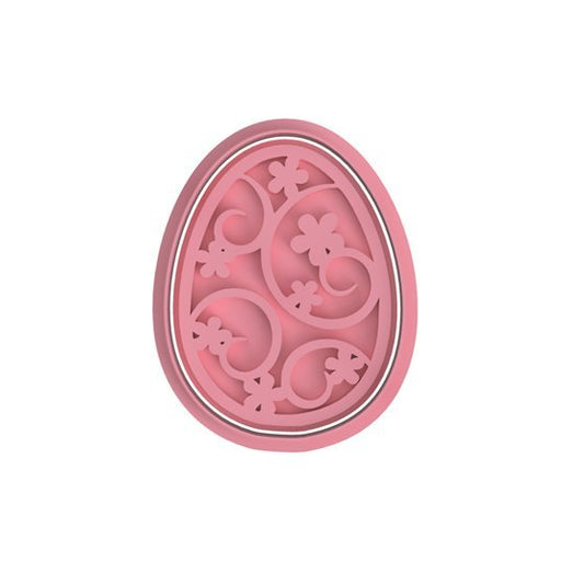 Easter Egg V6 Cutter and Stamp - Chickadee