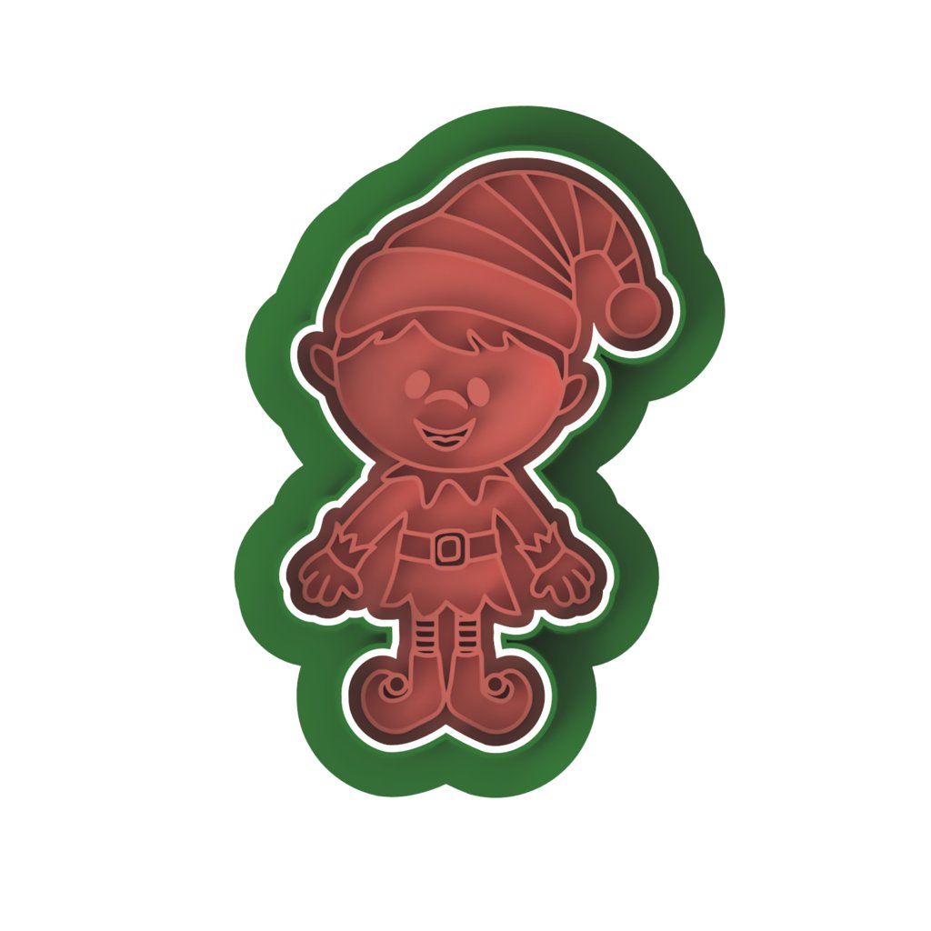 Elf Boy cutter and stamp - Chickadee