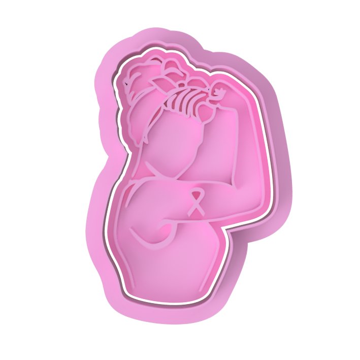 Fight Girl V2 Cutter and Stamp - Chickadee