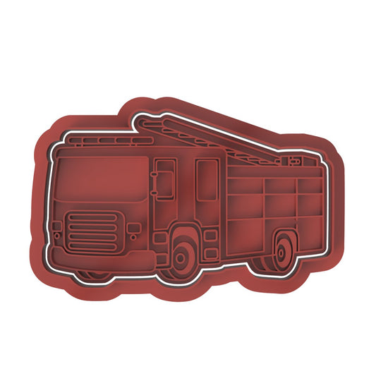Fire Truck V2 Cutter and Stamp - Chickadee