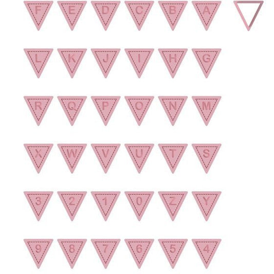 Flag Numbers (10) - Cutter and stamp - Chickadee