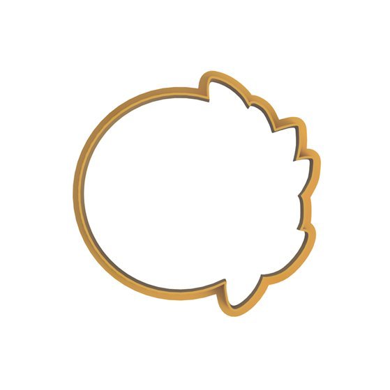 Floral Round Cutter - Chickadee