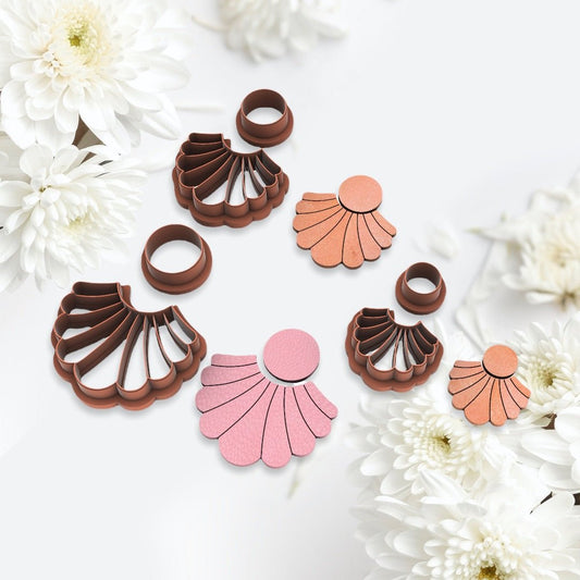 Flower Polymer Clay cutter (2 piece) - Chickadee