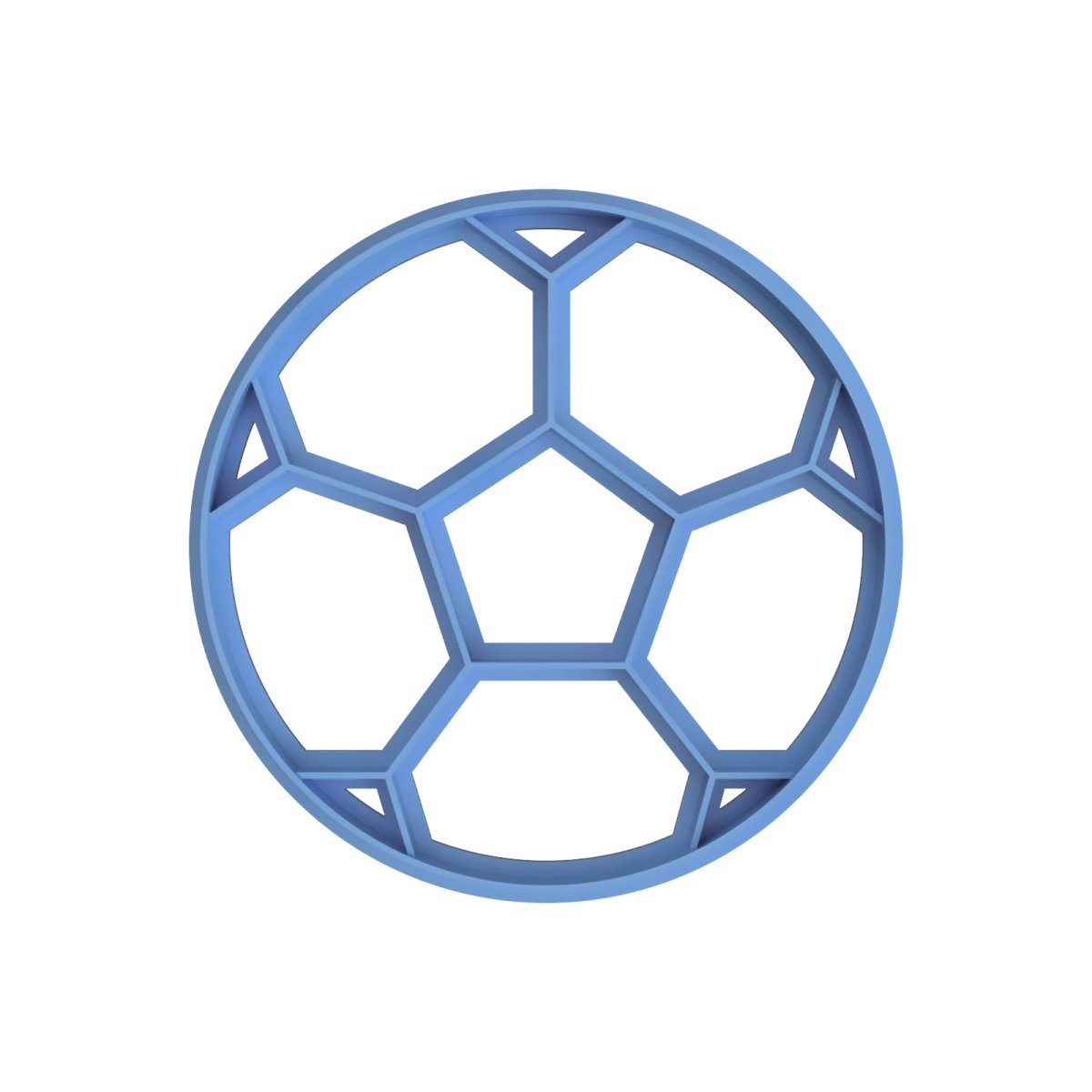 Football 1 Cutter and imprint - Chickadee