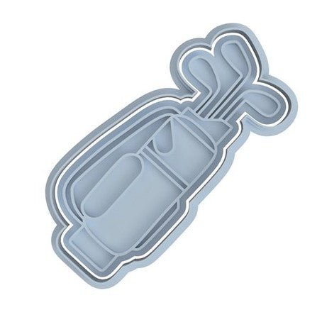 Golf Bag cutter with stamp - Chickadee