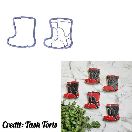 Gumboots cutter and imprint - Chickadee