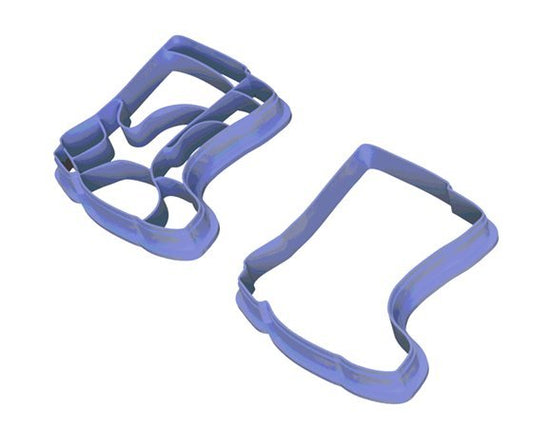 Gumboots cutter and imprint - Chickadee