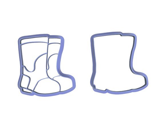 Gumboots cutter and imprint - Chickadee