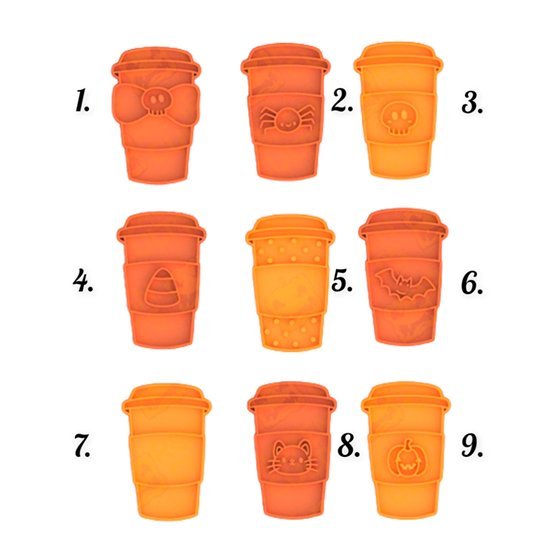 Halloween Variety Glasses cutter and stamp - Chickadee