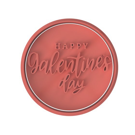 Happy Galentine's Day V2 Stamp only - Chickadee