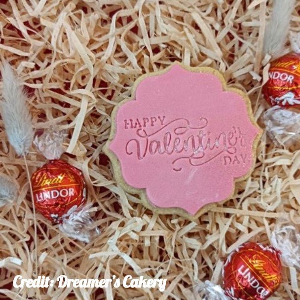 Happy Valentine V5 stamp only - Chickadee