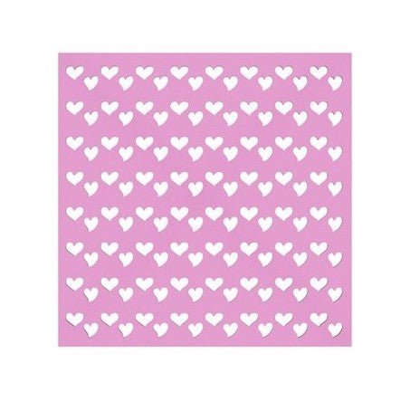 Hearts Pattern V1 - Chickadee