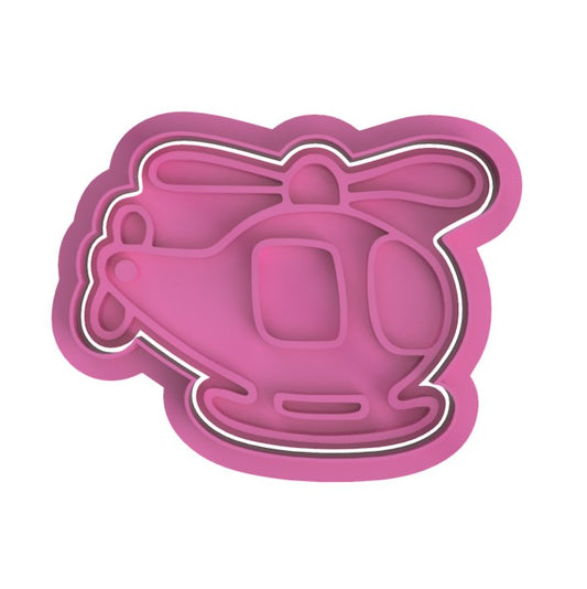 Helicopter Cutter and Stamp - Chickadee