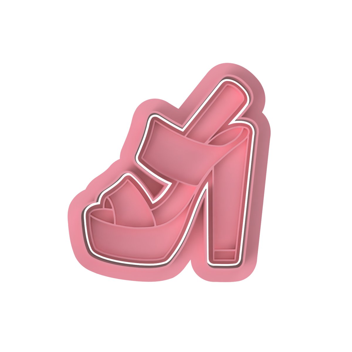 High Heel Shoe V1 Cutter and stamp - Chickadee