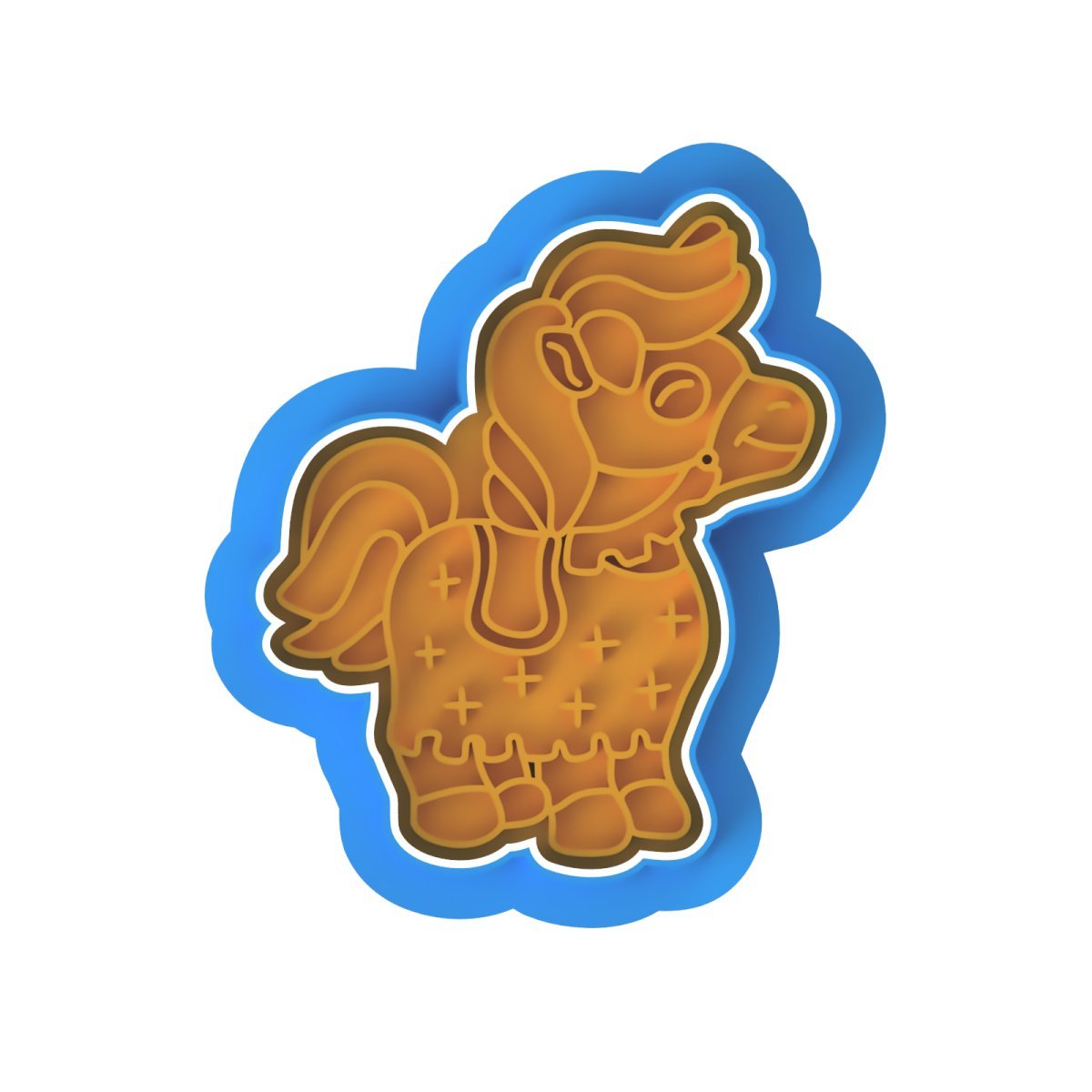 Horse Medieval V1 Cutter and stamp - Chickadee