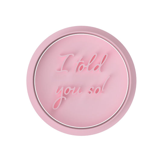 I told you so - Stamp only - Chickadee